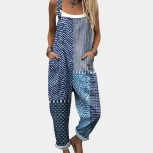 Astrid - Komfortabel mønstret jumpsuit