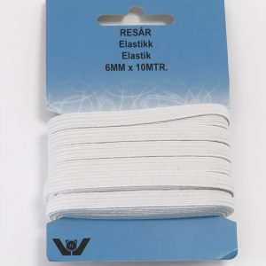 Elastikk 6mm x 10m
