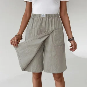 Claudia™ – Elastiske Active Shorts med Lommer